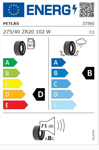 Petlas Explero H/T PT431 275/40 R20 102W Yaz Lastiği - 2025 - Resim 2