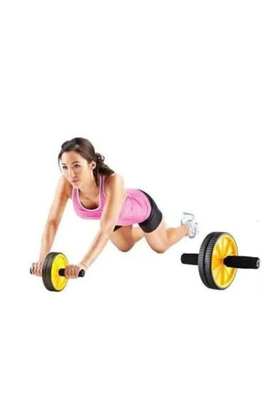 Taşınabilir  Wheel Tekerlek Spor Aleti  Vücut Geliştirme Egzersiz Aleti Mini Diz Mat Hediyeli - 4