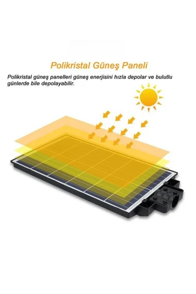 400W Güneş Enerjili Solar Bahçe Çevre Lambası D14 - 4
