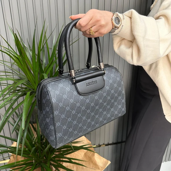 Armine Bayan Çanta Siyah Noktalı AR39601 - Resim 3