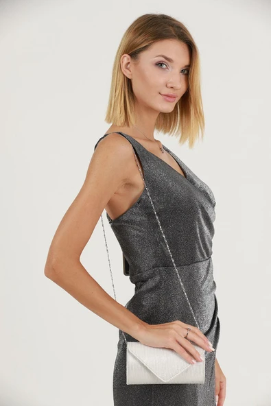 Abiye Bayan Çanta Ekru AB0105 ürün görseli