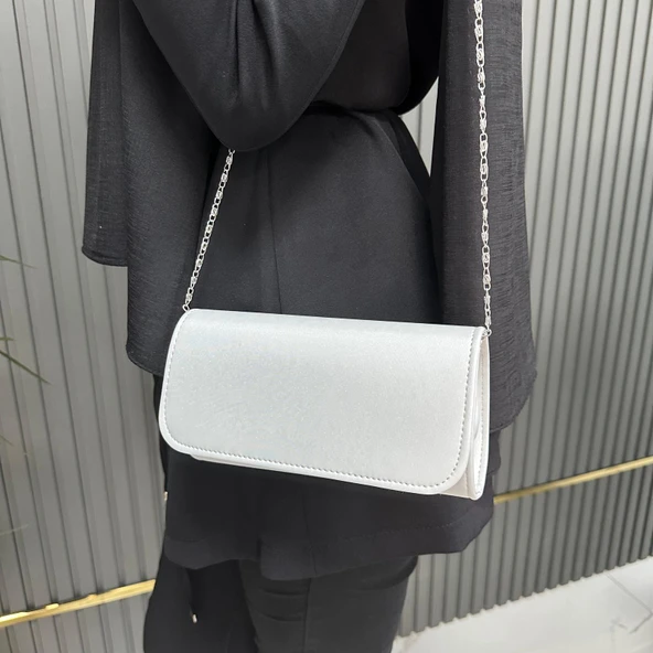 Günlük Bayan Çanta 19x10cm Gri AB0703 ürün görseli