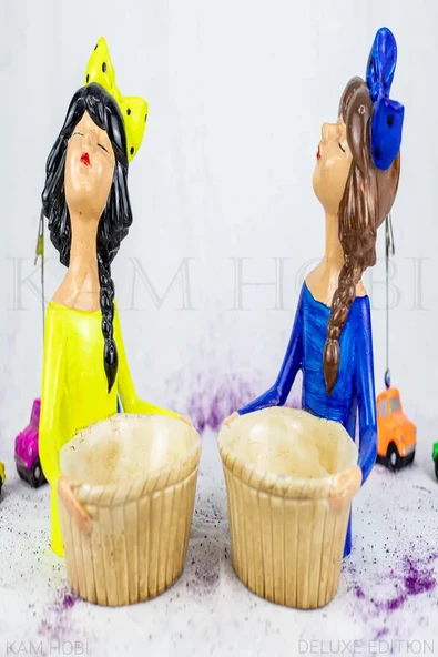 SEPETÇİ KIZ BİBLO 18CM - 9