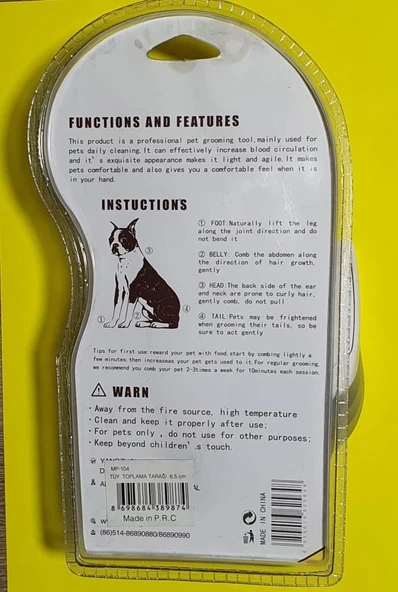 Köpek ve Kedi Tarağı - 2