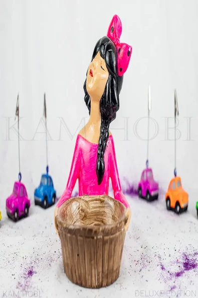 SEPETÇİ KIZ BİBLO 18CM