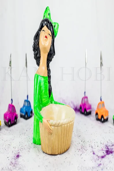 SEPETÇİ KIZ BİBLO 18CM - 5
