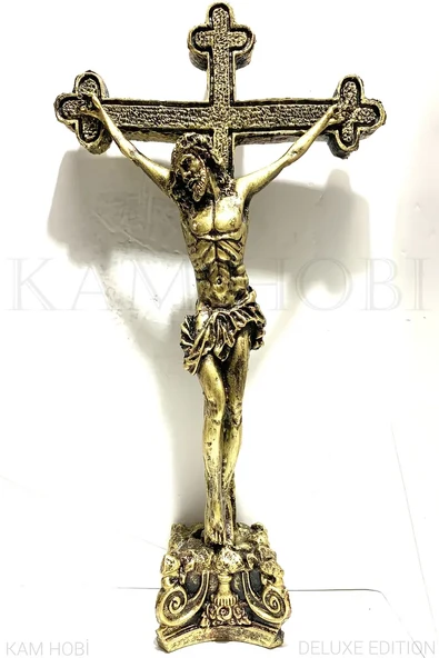 HZ. İSA ÇARMIHA GERİLİ HEYKEL 40CM - 2