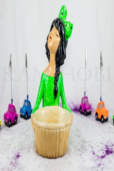 SEPETÇİ KIZ BİBLO 18CM - 4
