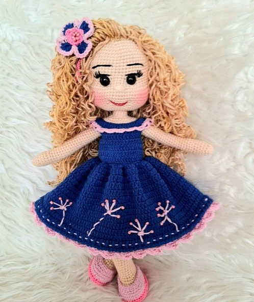 Nevra Bebek Amigurumi Organik Oyuncak - 1
