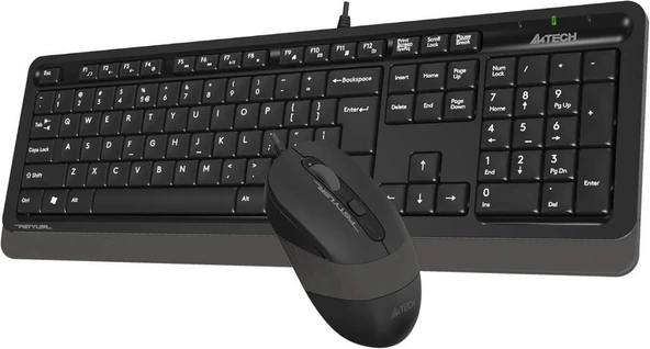 A4 Tech F1010 Kablolu Klavye Mouse Seti 5Lİ PAKET - Outlet