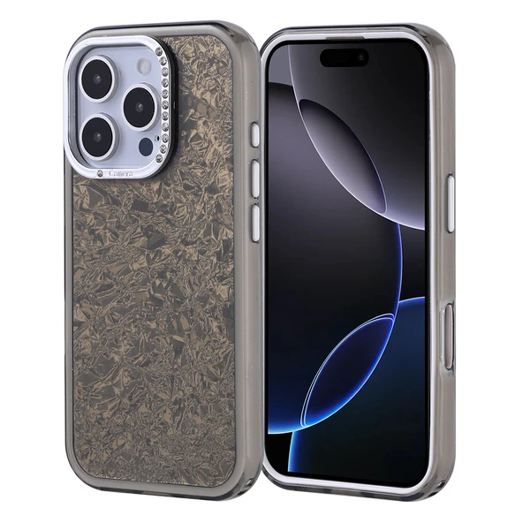 Apple iPhone 16 Pro Kılıf Taşlı Tasarım Zore Kapi Kapak - 2