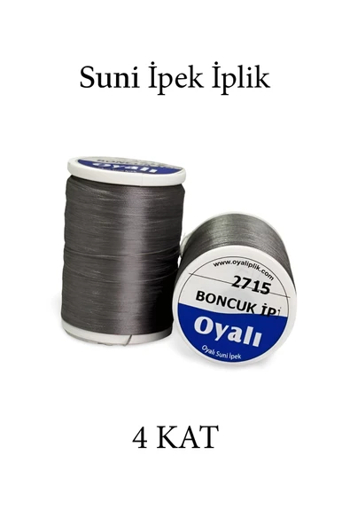 Oyalı 4 Kat Suni İpek İplik İğne Oyası Boncuk İpi Tığ Oyası No:2715