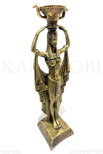 İSİS KRALİÇE ŞAMDANLIK HEYKEL 30CM - 3