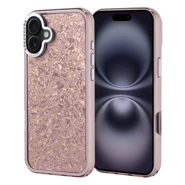 Apple iPhone 16 Plus Kılıf Taşlı Tasarımlı Zore Kapi Kapak - 4