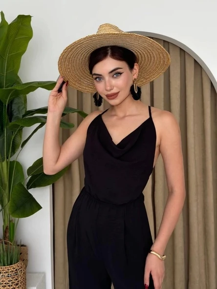 Darcy Sırt Dekolteli Tulum - 3