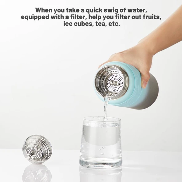 Vagon Life Tkk Termos Çelik 500 ML T2022 Mavi - 6