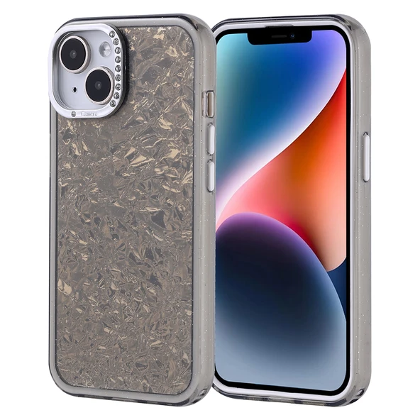 Apple iPhone 14 Kılıf Taşlı Tasarımlı Zore Kapi Kapak - 2