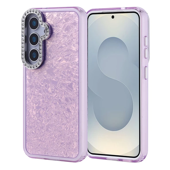 Galaxy S25 Kılıf Taşlı Tasarımlı Zore Kapi Kapak - 3