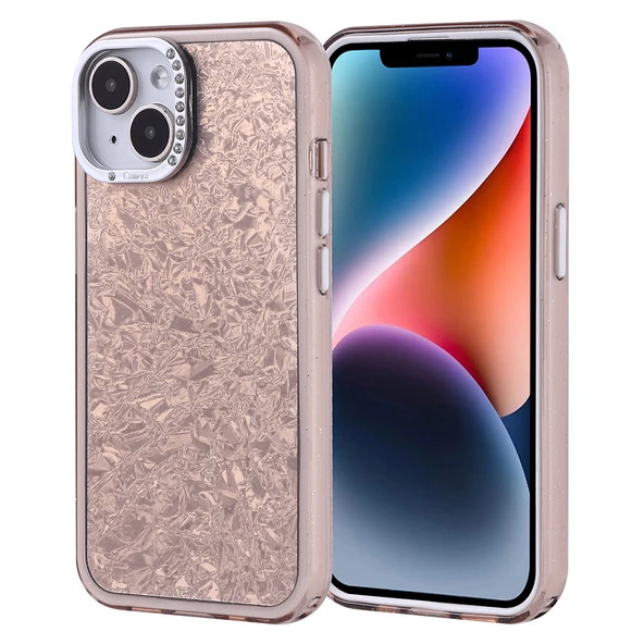Apple iPhone 13 Kılıf Taşlı Tasarımlı Zore Kapi Kapak - 4