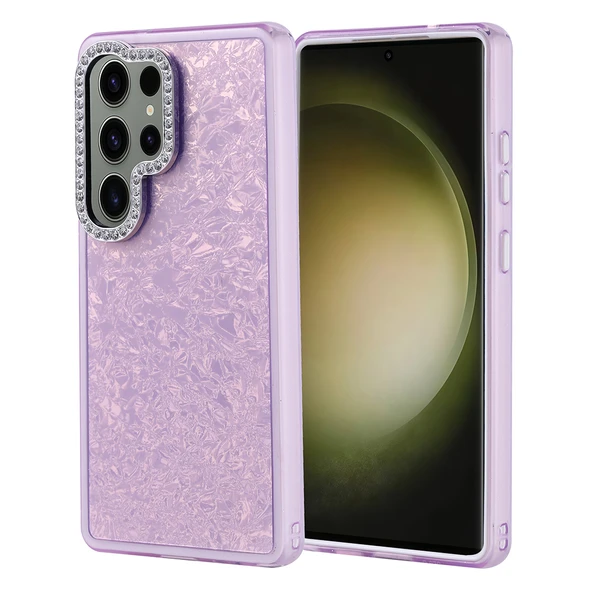 Galaxy S25 Ultra Kılıf Taşlı Tasarımlı Zore Kapi Kapak - 3