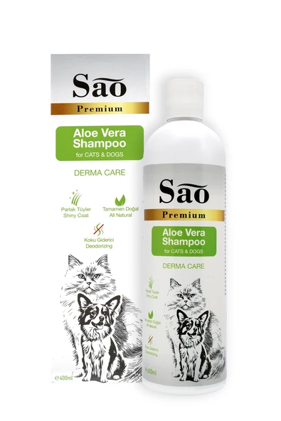 SAO Aloe Vera Özlü Kedi ve Köpek Şampuanı 400 ML - 2