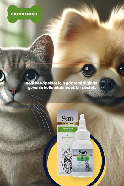 SAO Kedi ve Köpek Göz Temizleme Losyonu 50 ML - 3