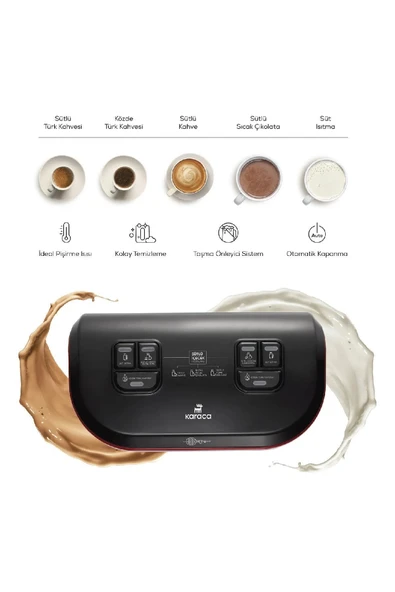 Hatır Hüps Düet Türk Kahve Makinesi Kırmızı - 2