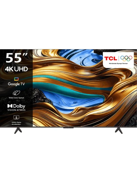 TCL 55P755 55'' 138 Ekran Uydu Alıcılı 4K Ultra HD Google Smart LED TV