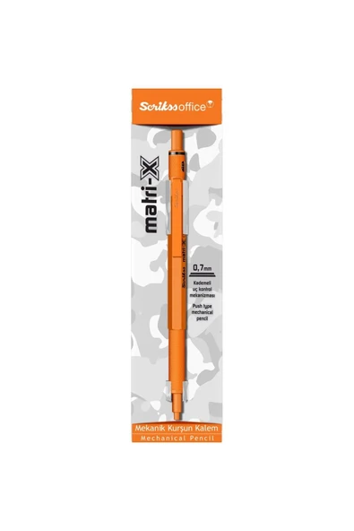 Matri-x Versatil 0.7 Mm Turuncu Şeffaf Amb. - 2