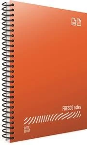 Gıpta Fresco Spiralli Plastik Kapak Defter A4 72 YP Kareli 4933 - 4