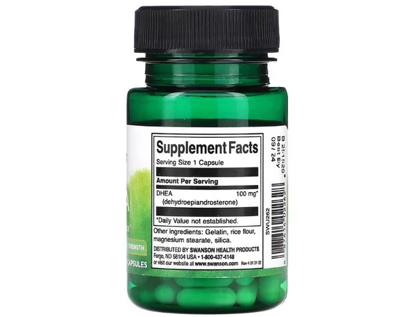 Swanson DHEA 100 mg 60 Kapsül - 2