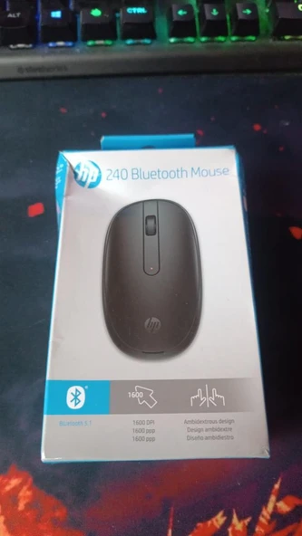 HP 240 Kablosuz Bluetooth Mouse Siyah (OUTLET)