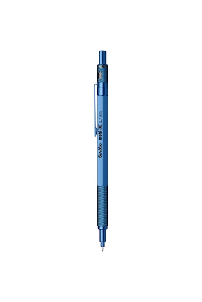 Matrix 0.7mm Mekanik Kurşun Kalem Metalik Mavi - Şeffaf Kutu - 2
