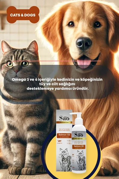 SAO Somon Yağı Köpekler İçin 250 ML - 3
