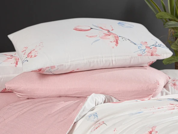 Lastikli Çarşaflı Tek Kişilik Nevresim Takımı Papavera - Resim 4