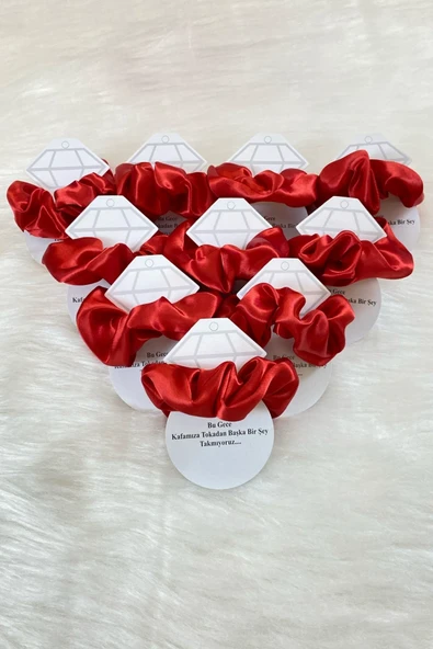 BUTİK CENTER Kırmızı Toka, Kına Gecesi Nedime Bride Bekarlığa Veda Parti Nişan Düğün Sünnet, 10 Adet - 2