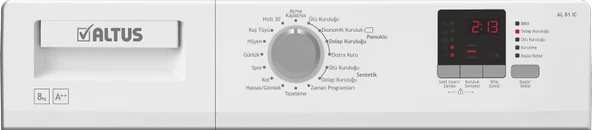 Altus AL 81 IC 8 kg Çamaşır Kurutma Makinesi - 4