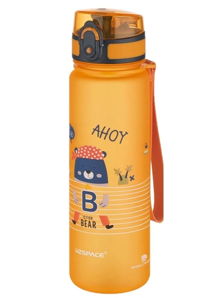 Vagon Life Uzspace Matara Tritan 500 ML Hayvan Desenli  3026-5 Turuncu