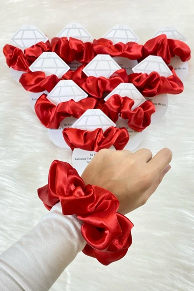 BUTİK CENTER Kırmızı Toka, Kına Gecesi Nedime Bride Bekarlığa Veda Parti Nişan Düğün Sünnet, 10 Adet - 5