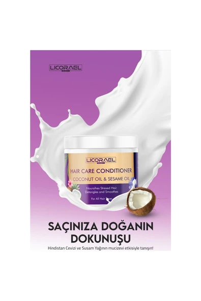 Licorael Dubai Saç Maskesi (Haır Care Condıtıoner) 200ml - 4