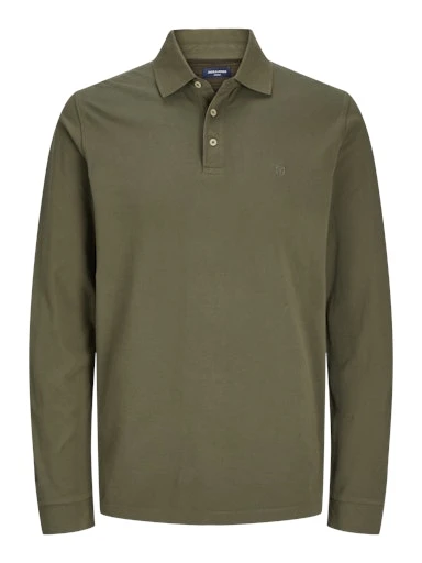 JACK JONES Erkek Yeşil Polo Yaka Kısa Kollu Tişört 12269034