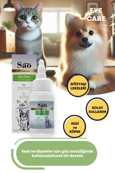 SAO Kedi ve Köpek Göz Temizleme Losyonu 50 ML - 4