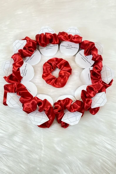 BUTİK CENTER Kırmızı Toka, Kına Gecesi Nedime Bride Bekarlığa Veda Parti Nişan Düğün Sünnet, 10 Adet - 4