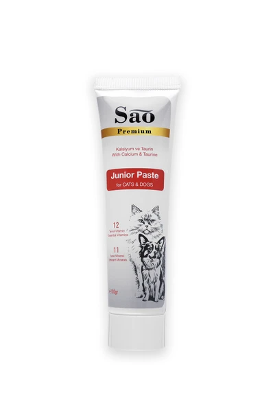 SAO Junior Paste Yavru Kedi ve Köpekler İçin Tamamlayıcı Macun 100 Gr - 2