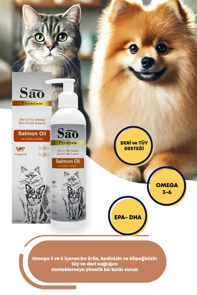 SAO Somon Yağı Köpekler İçin 250 ML - 4
