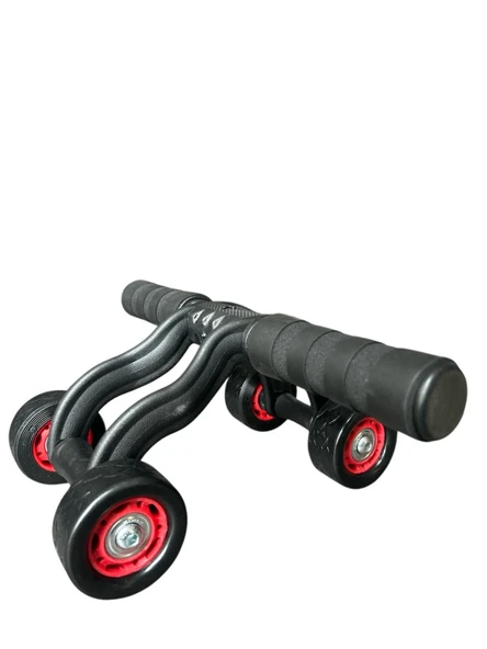4 Tekerlekli Mekik Aleti Ab Wheel Diz Matı Hediyeli Karın Egzersiz Aleti CKS452 - 5