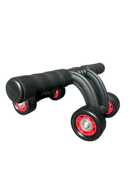 4 Tekerlekli Mekik Aleti Ab Wheel Diz Matı Hediyeli Karın Egzersiz Aleti CKS452 - 4