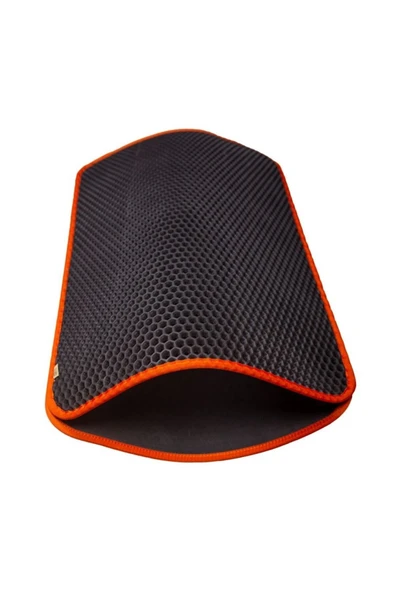 cattie Altıgen Model Kum Toplayıcı Fonksiyonel Kedi Paspası Turuncu 37x50cm - 3