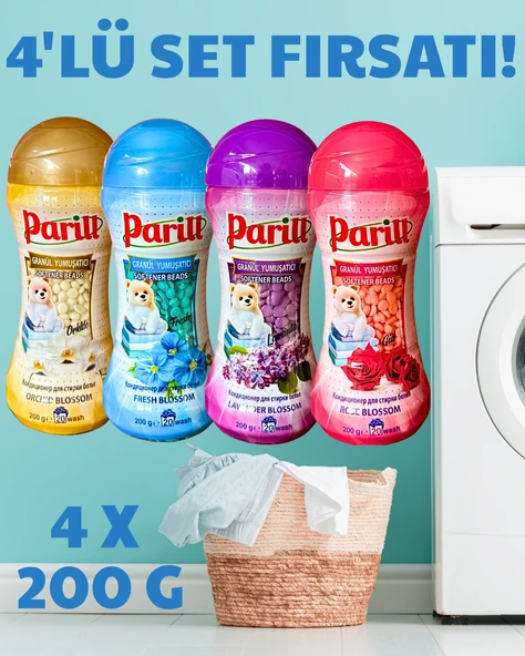 PARİLL Granül Yumuşatıcı 4lü Özel Set