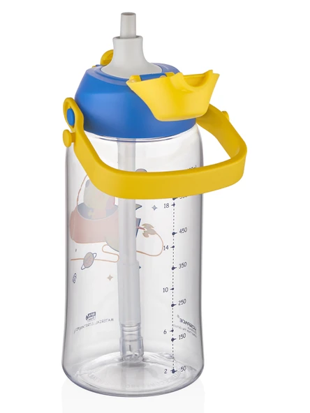 Vagon Life Uzspace Matara Tritan Pipetli 730 ML Mavi Renk 2203 - 2